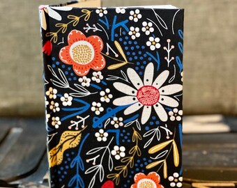 Small Unlined Fabric Covered Journal - Floral