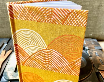 Large Unlined Fabric Covered Journal - Headlands