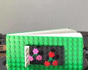 Garden Themed Journal Made With LEGO® Baseplates