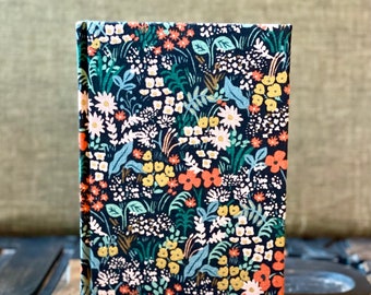 Large Lined Fabric Covered Journal Meadow