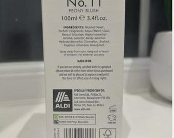 Aldi Hotel Collection No11 Peony Blush Eau De Parfum 100ml New