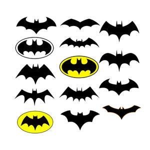 SVG - Best Bundle Layered , Batman SVG -for Cricut Logo - Png - Svg - Pdf - Digital Download - Digital - Bundle - Illustration