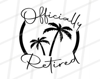 Officially Retired Svg, Retired 2024 Svg, Cut Ready Laser Ready | Silhouette files Cricut xTool vector svg, png