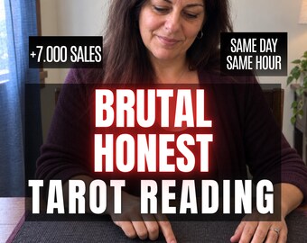 Brutally Honest Tarot Reading | Love & Life Questions | Direct Insights | SAME DAY Delivery | Personalized Written Reading
