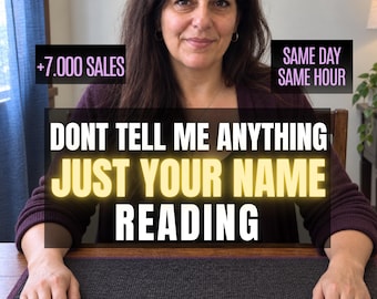 Blind Psychic Reading | No Questions Asked | Love & Life Insights | SAME DAY Delivery | Personalized Written Reading