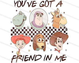 Retro You've Got A Friend In Me Png, Toy Story Two Sided Png, Vacay Mode Png, Magical Kingdom Png, Family Vacation Png, Digital Download
