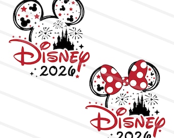 Mickey Minnie 2026 svg, Family Trip 2026 Svg Bundle, Family Vacation Svg, Magical Kingdom, Vacay Mode, Best Day Ever, Family Squad Svg