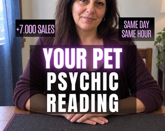 Pet Psychic Reading | Dog & Cat Insights | Behavior, Bond, Connection | SAME DAY Delivery | Personalized Written Reading