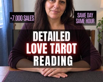Detailed Love Tarot Reading | Feelings & Relationship Insight | Connection, Clarity | SAME DAY Delivery | Written Reading