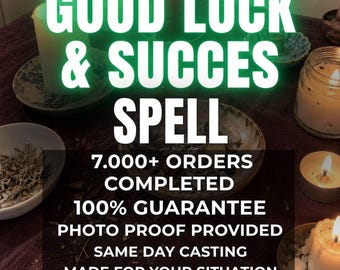 Success & Luck Spell | SAME DAY | Career Growth, Good Fortune, Opportunity and Lasting Success