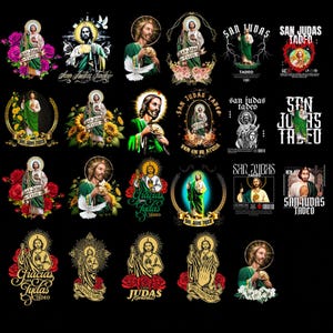 Saint Jude Thaddeus png, geloof png-bundel, christelijke png-bundel, regio png, trendy geloofssublimatiepakket