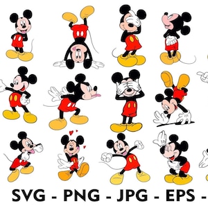 Mickey Mouse SVG Bundle Layered Head svg Birthday tshirt svg, Tumbler Mug svg files for Cricut, SVG Files For Cricut, For Silhouette