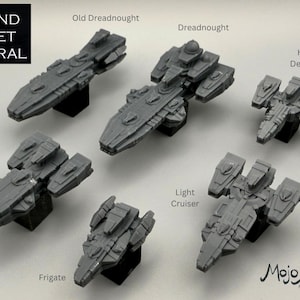 Neo Islam Fleet Starship: Resin Printed Miniature for Naval Gaming