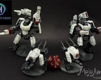 32mm Resin Printed Medium Combat Robot Miniature: Sci-Fi Wargame