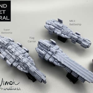 Grand Fleet Admiral - Empire of Rising Sun Fleet - Fleet Scale - Starship - Resin Printed Miniature - Spaceship Gaming - Naval Gaming