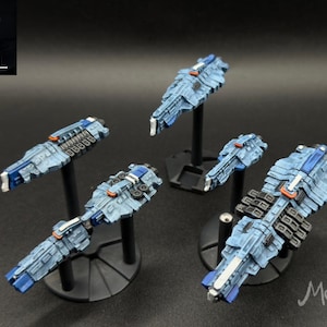 Grand Fleet Admiral Starship: Anglo-European Alliance Resin Miniature