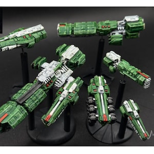 Sino-Russian Pact Fleet Starship: Resin Miniature Spaceship Gaming