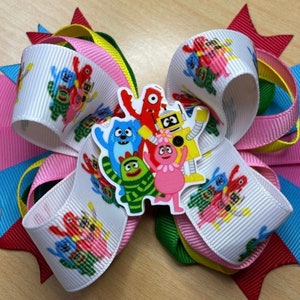 Colorful Characters Bow