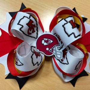 Kansas City 2 Football Bow