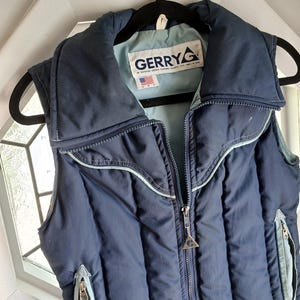 80s vintage ski vest