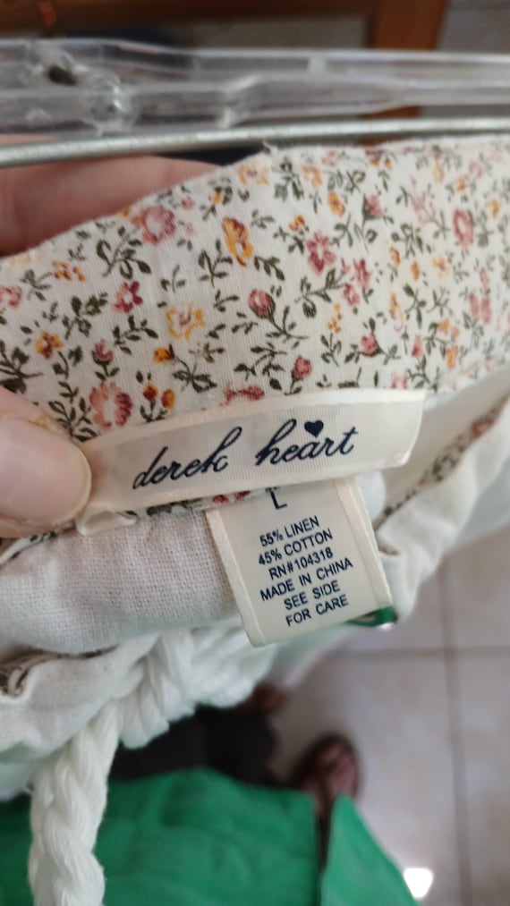 White Linen Drawstring Pants - image 7