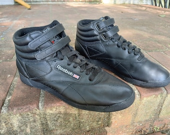 Reebok Classic Black Hightop Sneaker Gr 7.5