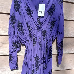 Zara Linen Dress - Etsy