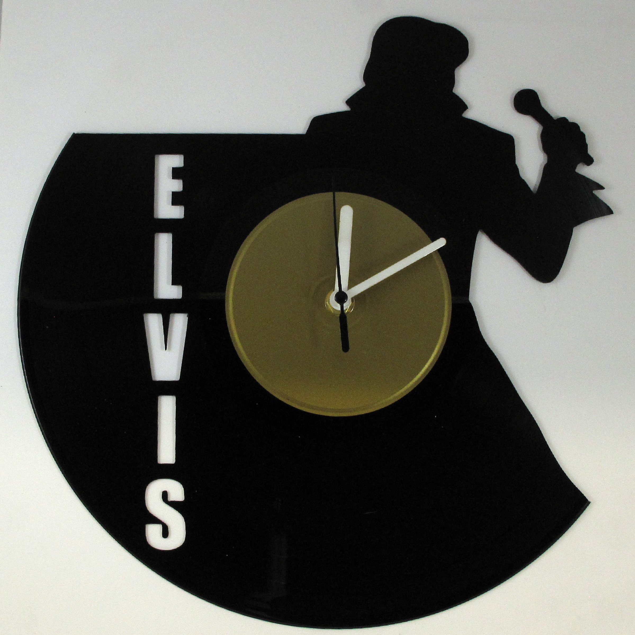 Elvis FanArt Custom Vintage Record Clock Etsy