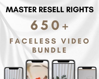 1400+ Gesichtslose Videos | Ästhetische Videos | Master Weiterverkaufsrechte | MRR | Für Sie getan | DFY | Faceless Instagram-Konto | Story-Vorlagen |