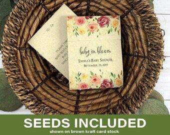 Seed Packet Favors - Etsy
