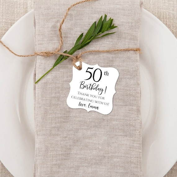 Birthday Tags, Wedding Tags, Personalized Tags, Happy Birthday Tag, Custom Gift Tag, Birthday Favors,  Thank You Tags, Favor Tags - 2330