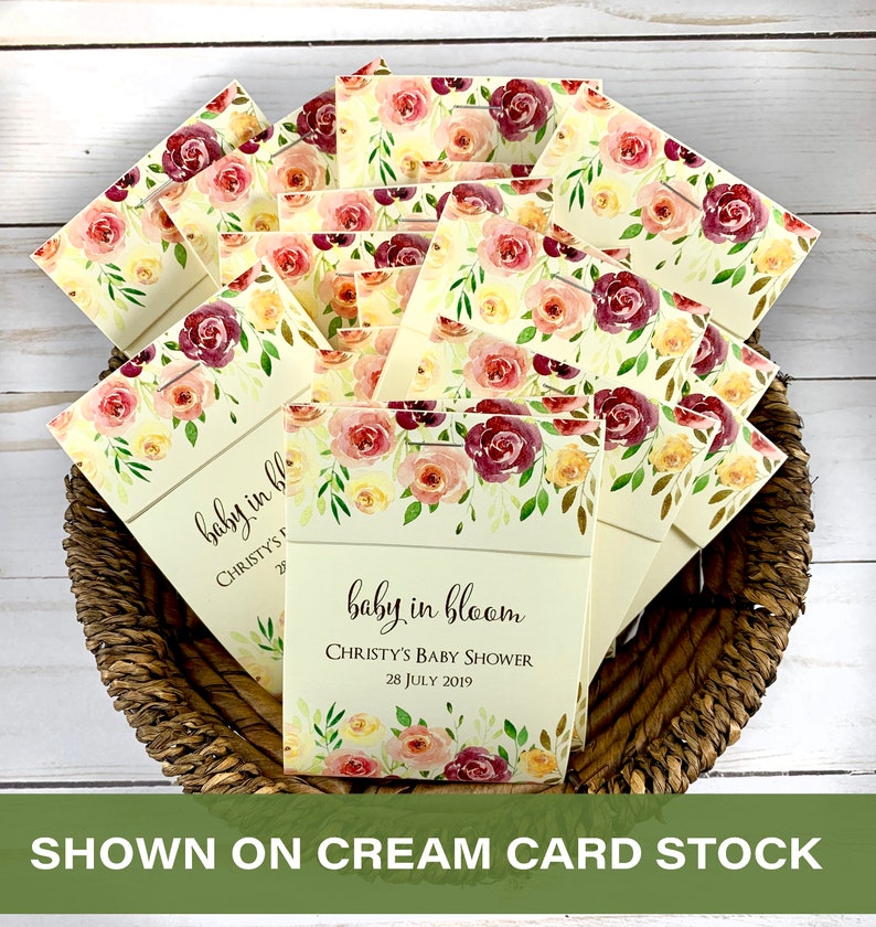 DIY Seed Packets Seed Packet Favors Wedding Seed Packet Etsy