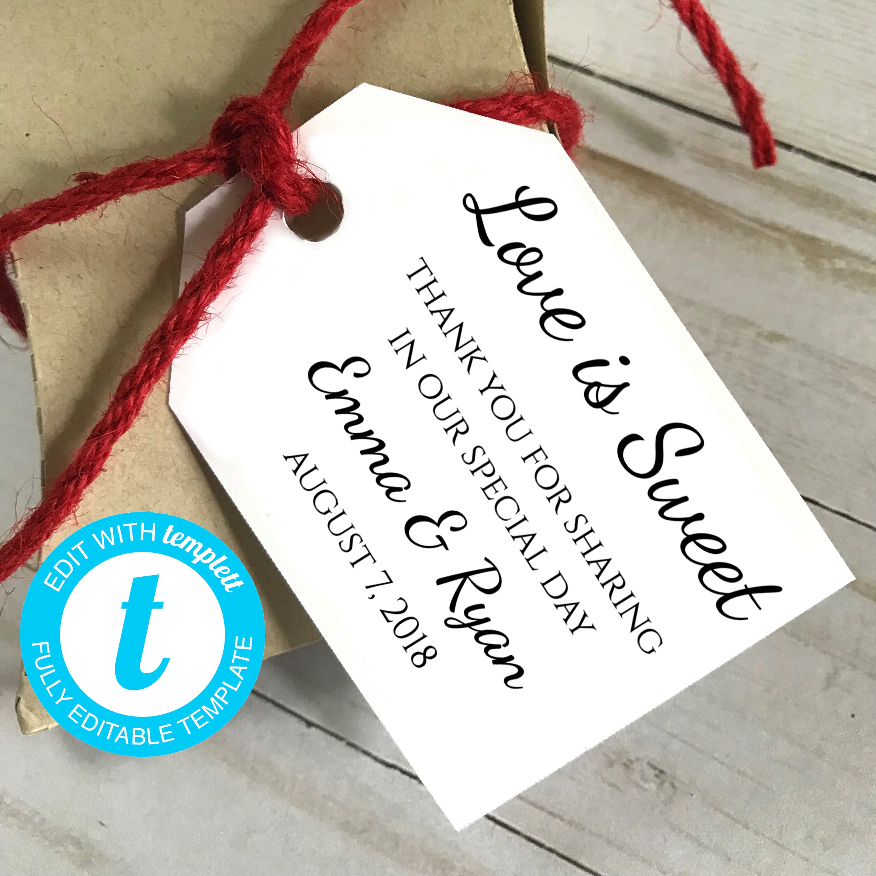 diy editable tags love is sweet printable gift tags wedding