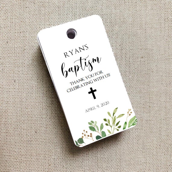 Baptism Favor Tags, LDS Baptism Gift, LDS Baptism Favor Tag, First Communion Tags, Mi Bautizo Tags, Baptismo 8373