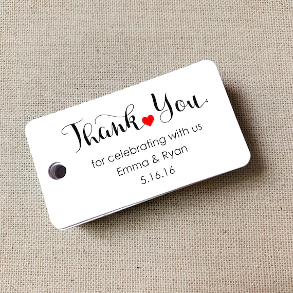Custom Thank You Tags, Wedding Tags, Personalized Tags, Custom Wedding Tags, Gift Tags, Personalized, Custom Tags (5332)