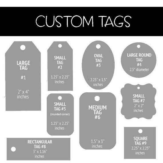 Custom Tags, Product Tags, Personalized Tags, Gift tags, Party Favor Tags, Favor Tags, Wedding Tags, Baby Shower, Birthday Tags - Set of 50