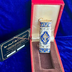 Rare Vintage Cartier Lighter 18K Gold Roy King 99.9% New Condition Works 1 Year Warranty