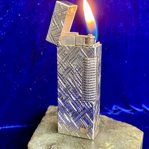Dunhill lighter Vintage Super Mint Condition Works 1 Year Warranty
