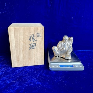 Figurine Silver Sterling Buddha Figurines Statue New Old Stock XL Size Figures