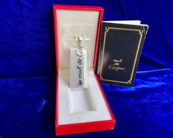 Vintage Pentagon Mini Palladium Cartier Lighter New Sealed Old Stock Full Set