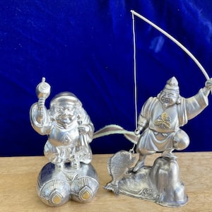 Zilveren beeldje standbeeld Sterling antieke 925 zilveren beeldjes standbeeld nieuwe oude voorraad doos figuur