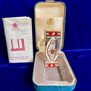 Rare Vintage 18K Gold Roy King Dunhill Lighter 99.9% New Condition Works 1 Year Warranty