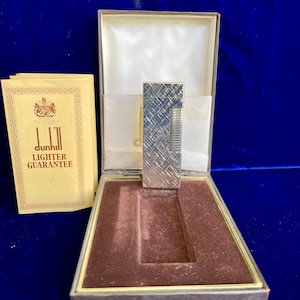 Dunhill Lighter Vintage Rollagas Super Mint Condition Works 1 Year Warranty