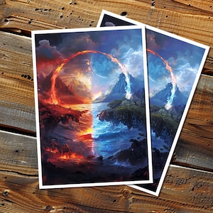 Izzet Hyper Realistic Sleeves Art, Custom Digital Print Sleeves Art, Tamaño estándar o japonés, Descarga digital de alta calidad