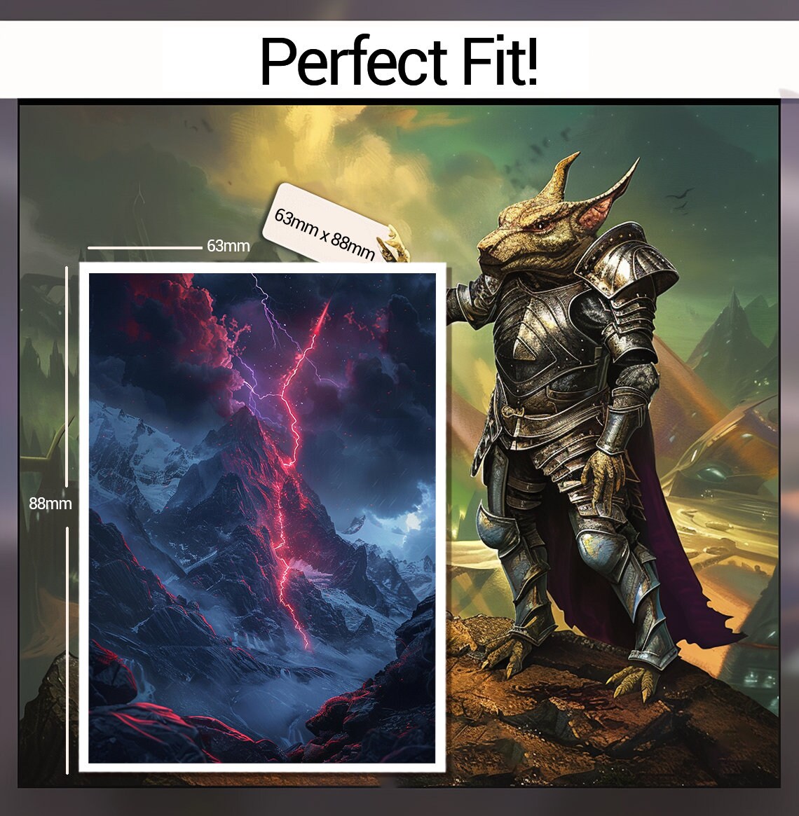 Lightning Bolt Hyper Realistic Sleeves Art, Custom Digital