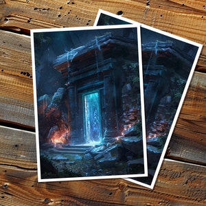 Mana Crypt Hyper Realistic Sleeves Art, Impression numérique personnalisée Sleeves Art, Taille standard ou japonaise, Impression numérique de haute qualité, Téléchargement