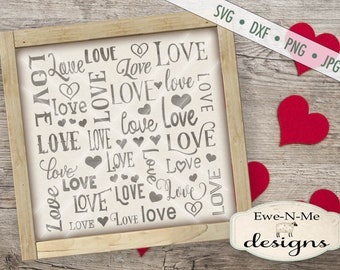 Valentine Svg Love Svg Lots Of Love Svg Love Different Fonts Svg Heart Svg Commercial Use Svg Dxf Png Jpg 25069 Free Svg Fonts High Quality For Your Designs