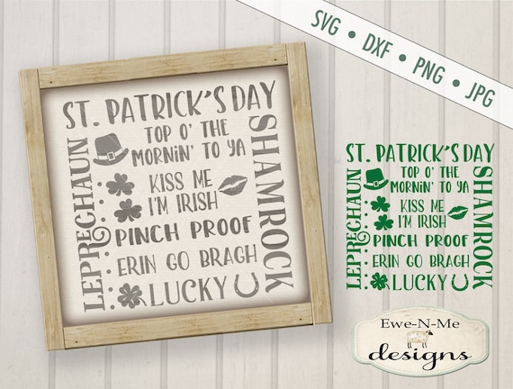 St Patricks Day svg - Shamrock SVG - St Patricks Subway SVG