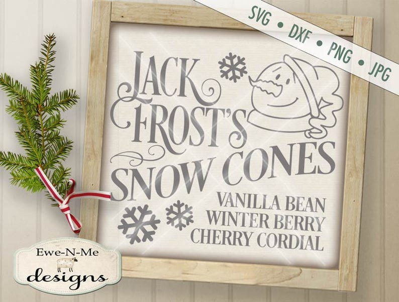 Download Jack Frost SVG Cut File Winter SVG Cut File Jack Frost | Etsy