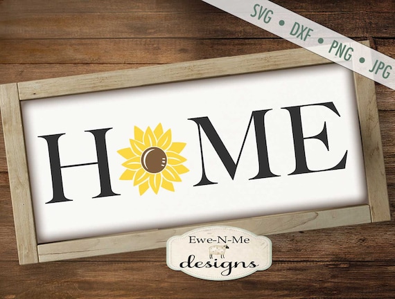 Home Sunflower - SVG